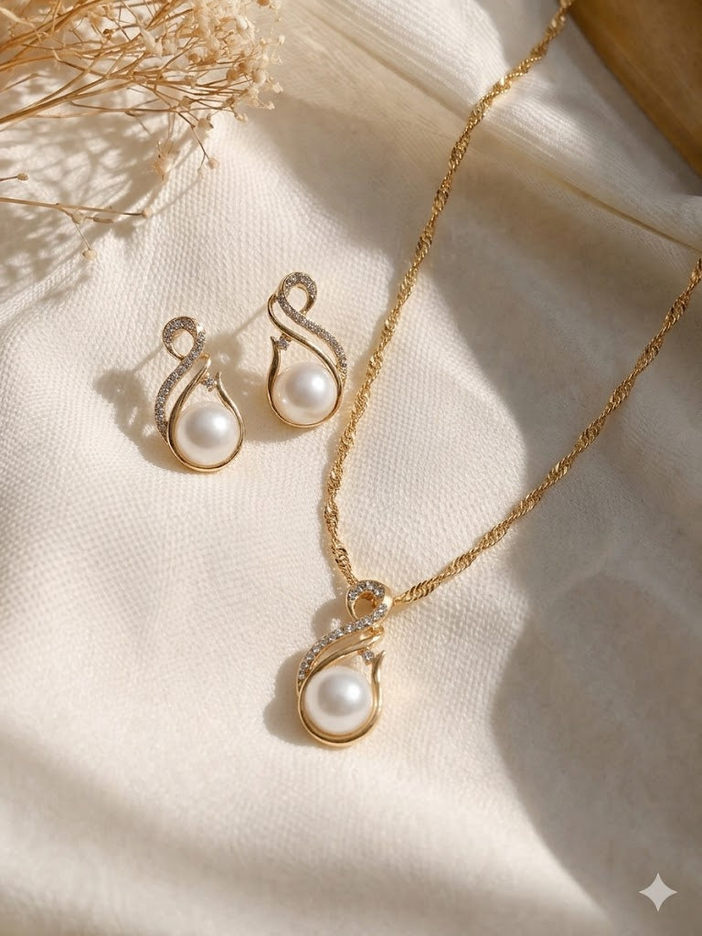 LLEVE EL KIT COMPLETO 2 COLLARES ELEGANTES + 4 PENDIENTES DE LUJO