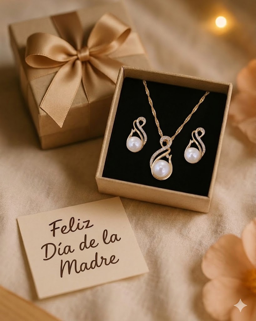 LLEVE EL KIT COMPLETO 2 COLLARES ELEGANTES + 4 PENDIENTES DE LUJO